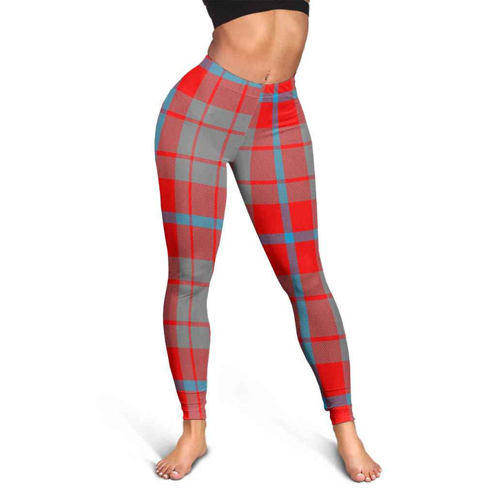 Scottish Moubray Clan Tartan Women Leggings Tartan Plaid 3
