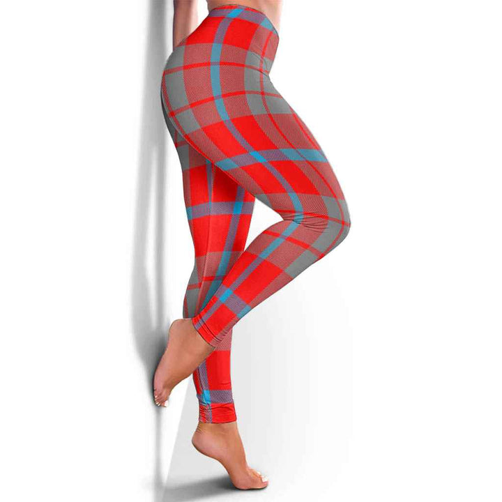 Scottish Moubray Clan Tartan Women Leggings Tartan Plaid 4