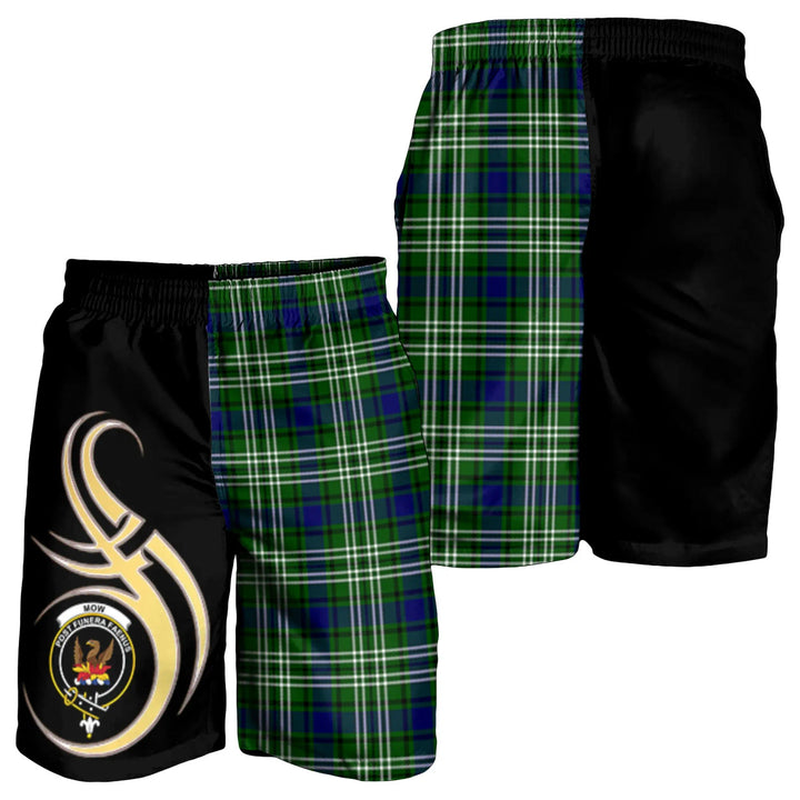 Scottish Mow Clan Crest Tartan Believe in Me Men's Shorts