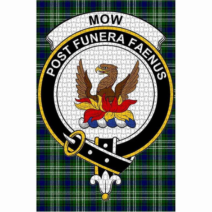 Scottish Mow Clan Crest Tartan Jigsaw Puzzle 1