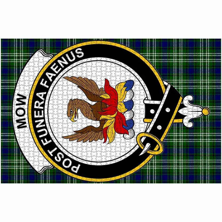 Scottish Mow Clan Crest Tartan Jigsaw Puzzle 2