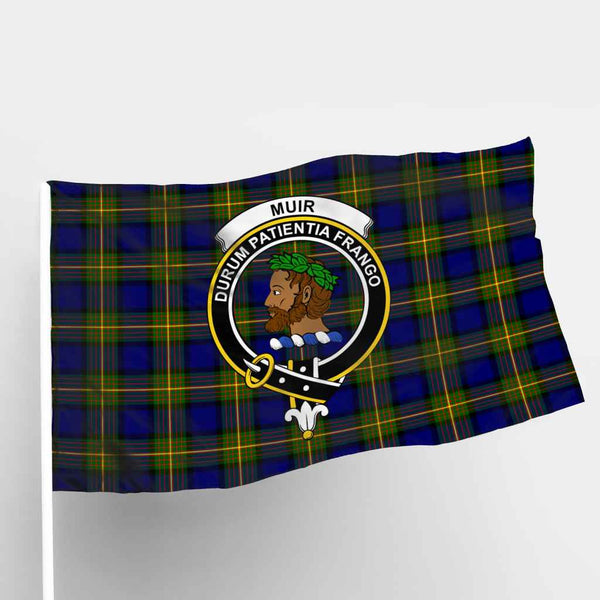 Scottish Muir Clan Crest Tartan Flag Parade Tartan Plaid 1