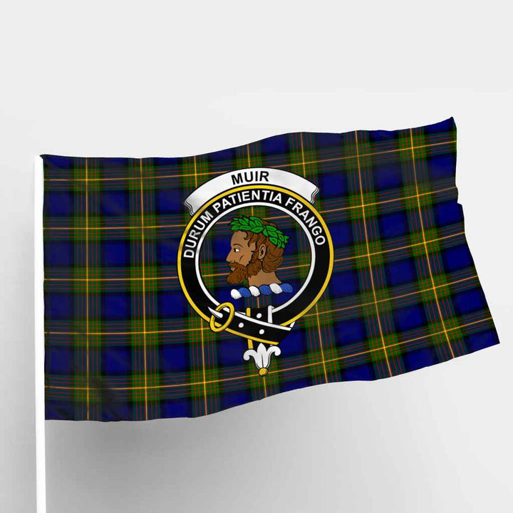 Scottish Muir Clan Crest Tartan Flag Parade Tartan Plaid 1