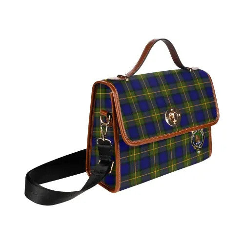 Scottish Muir Clan Crest Tartan Waterproof Canvas Bag Tartan Plaid 3