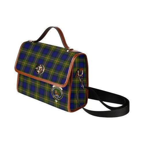 Scottish Muir Clan Crest Tartan Waterproof Canvas Bag Tartan Plaid 4