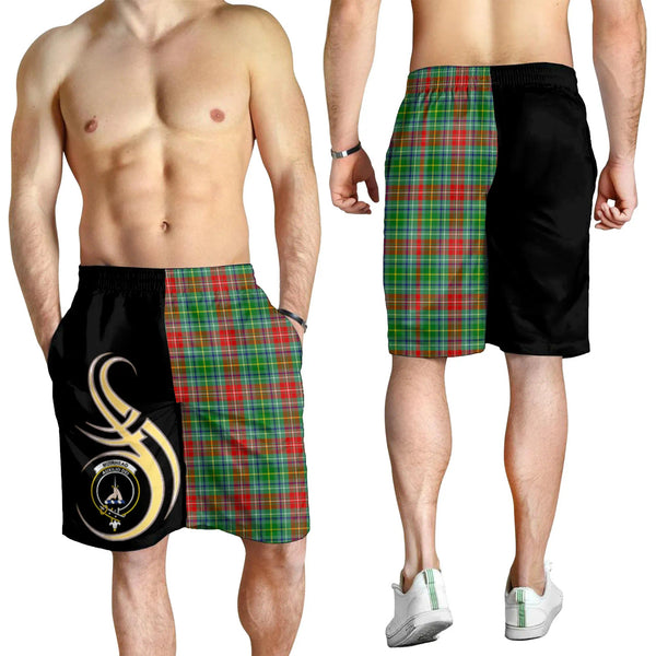 Scottish Muirhead Clan Crest Tartan Believe in Me Men's Shorts