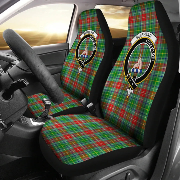 Scottish Muirhead Clan Crest Tartan Car Seat Covers 2