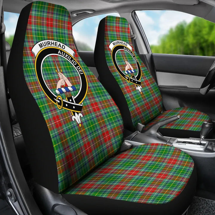 Scottish Muirhead Clan Crest Tartan Car Seat Covers 3