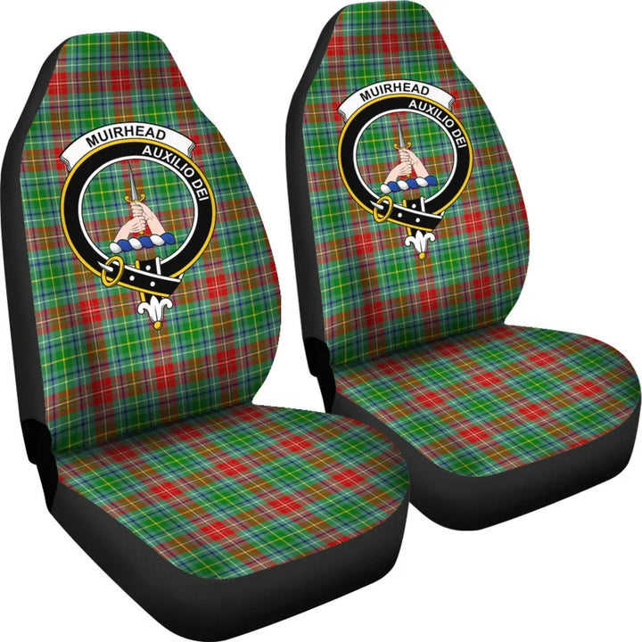 Scottish Muirhead Clan Crest Tartan Car Seat Covers 4