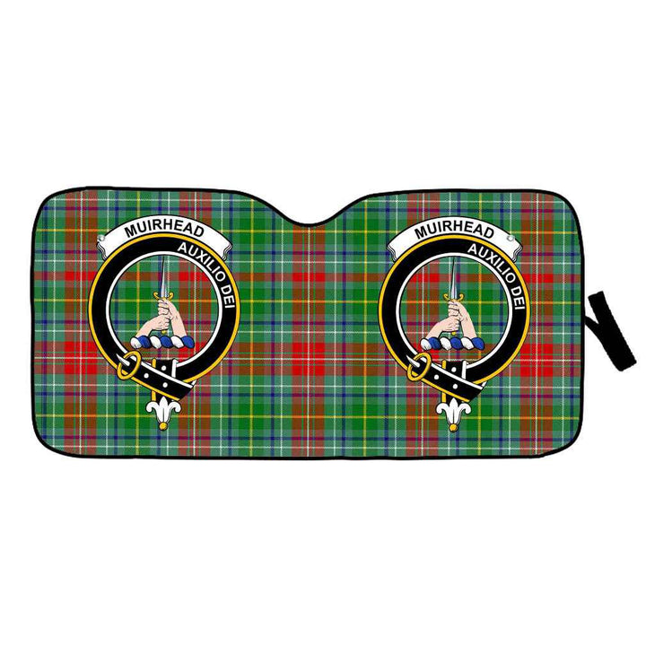 Scottish Muirhead Clan Crest Tartan Car Windshield Sun Shade Tartan Plaid 1