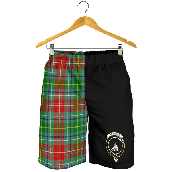 Scottish Muirhead Clan Crest Tartan Half of Me Men's Shorts