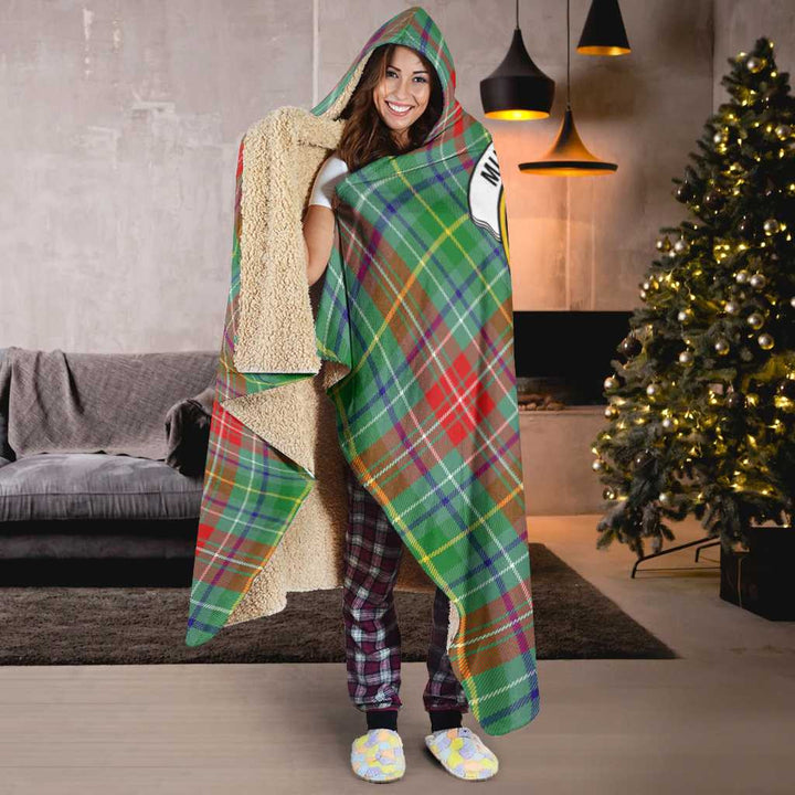 Scottish Muirhead Clan Crest Tartan Hooded Blanket Tartan Plaid 6
