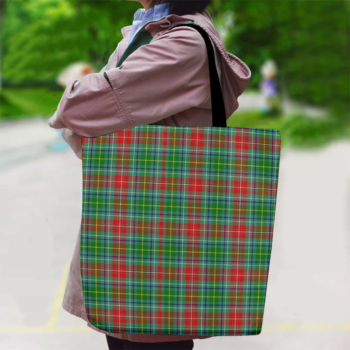 Scottish Muirhead Clan Tartan Canvas Bag With Shoulder Strap Tartan Plaid 2