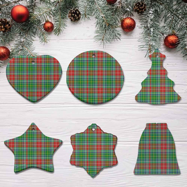Scottish Muirhead Clan Tartan Ceramic Ornament All Tartan Plaid