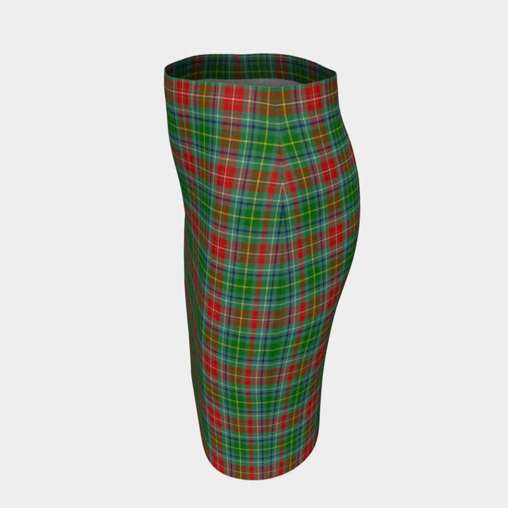 Scottish Muirhead Clan Tartan Fitted Skirt Tartan Plaid 2