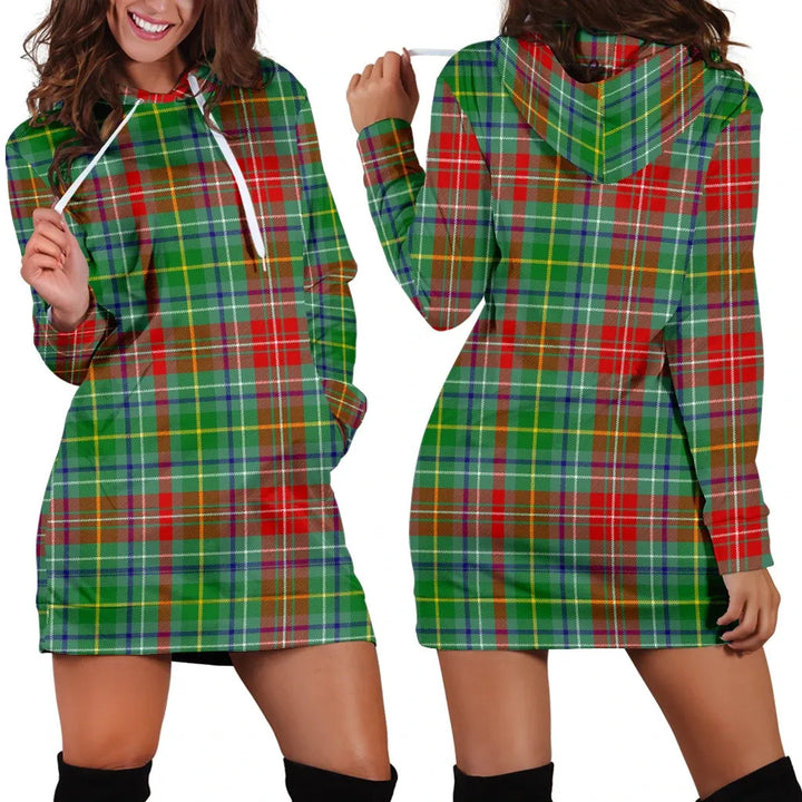 Scottish Muirhead Clan Tartan Hoodie Dress