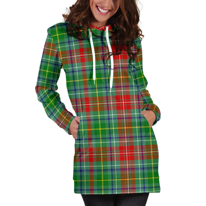 Scottish Muirhead Clan Tartan Hoodie Dress