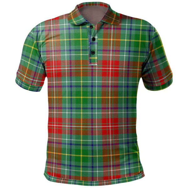 Scottish Muirhead Clan Tartan Polo Shirt Front Side Tartan Plaid