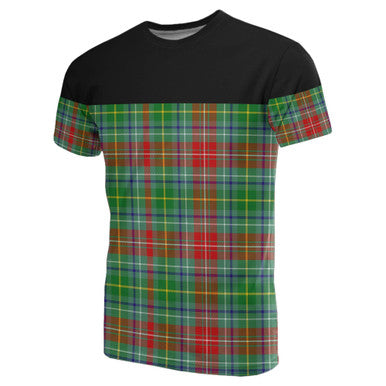 Scottish Muirhead Clan Tartan T-Shirt Horizontal Style Front Side Tartan Plaid