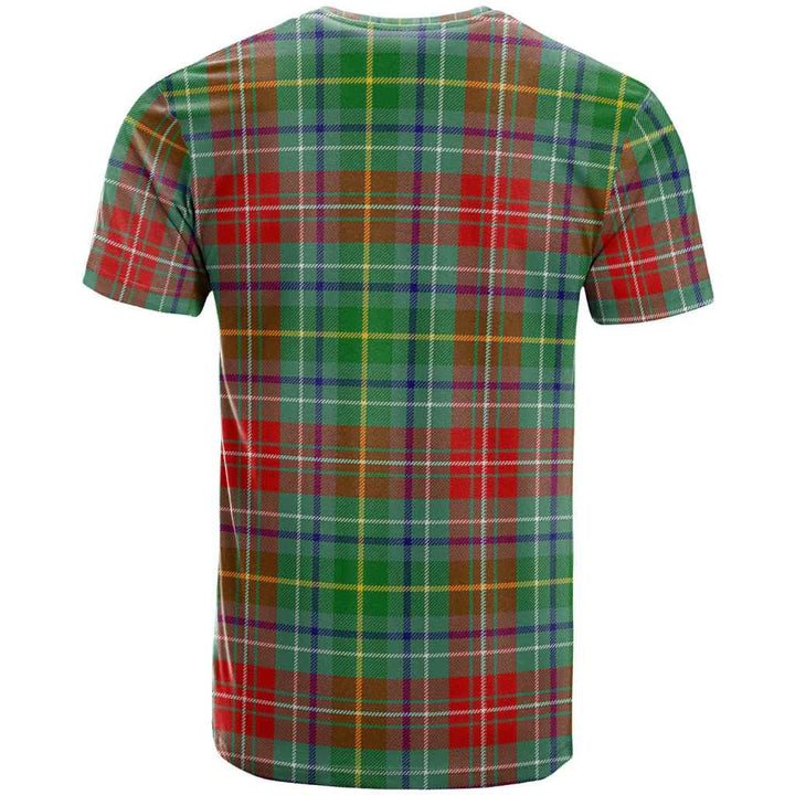 Scottish Muirhead Clan Tartan T-Shirt Back Side Tartan Plaid