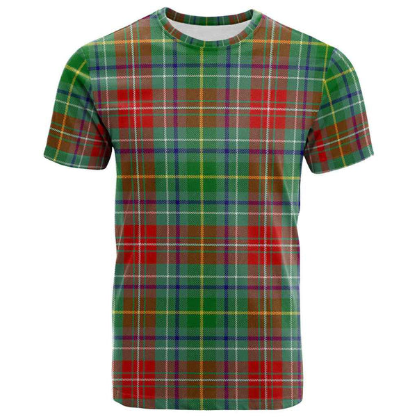 Scottish Muirhead Clan Tartan T-Shirt Front Side Tartan Plaid