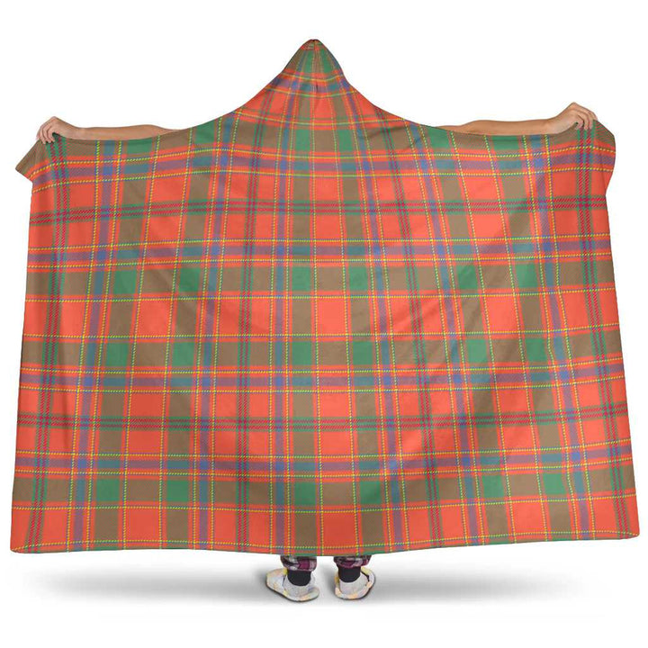 Scottish Munro Ancient Clan Tartan Hooded Blanket Tartan Plaid 1