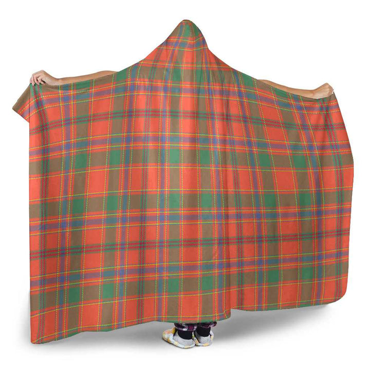 Scottish Munro Ancient Clan Tartan Hooded Blanket Tartan Plaid 2