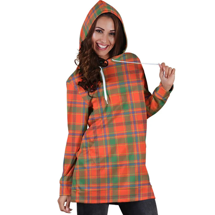 Scottish Munro Ancient Clan Tartan Hoodie Dress