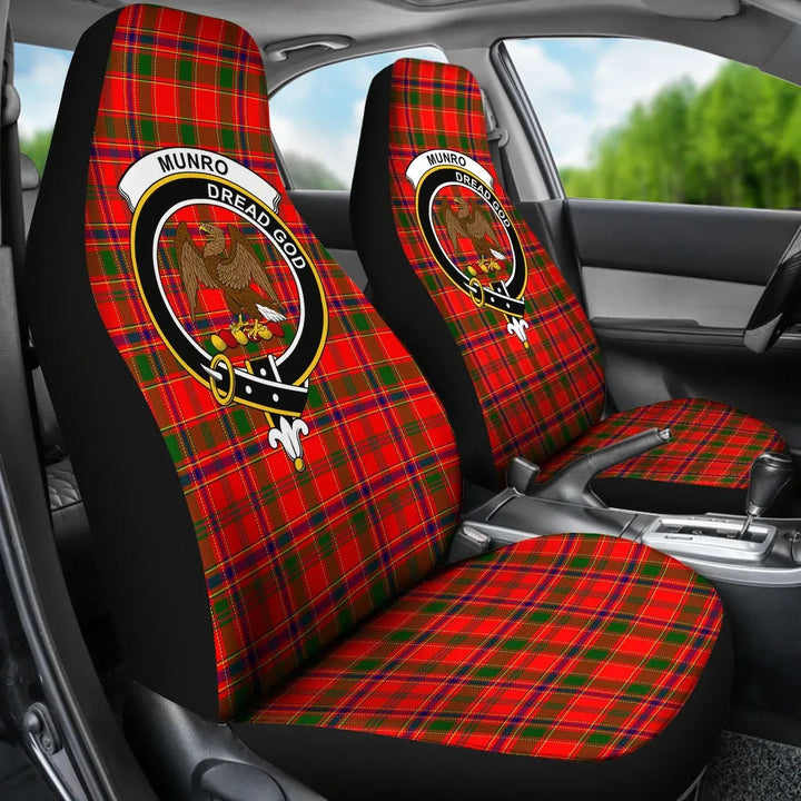 Scottish Munro Clan Crest Tartan Car Seat Covers 3