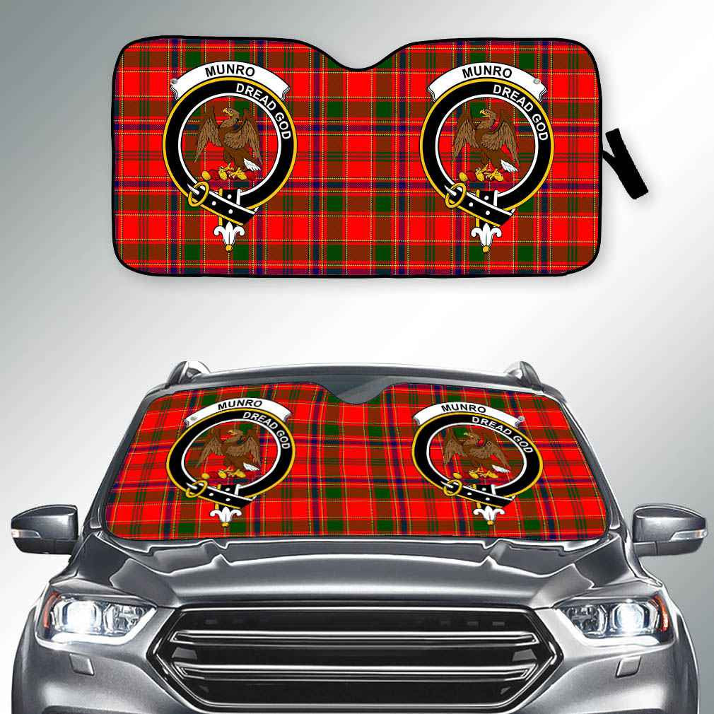 Cunningham Burgundy Dancers Tartan Car Sun Shade - 2 Pieces