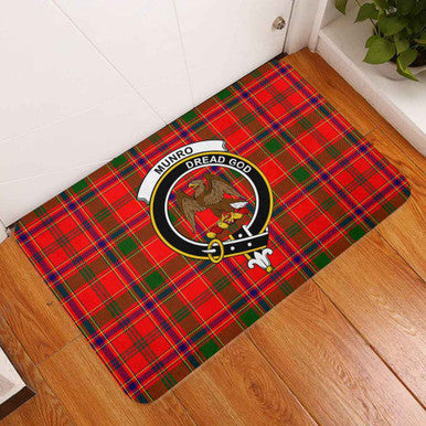 Scottish Munro Clan Crest Tartan Door Mat Tartan Plaid 3