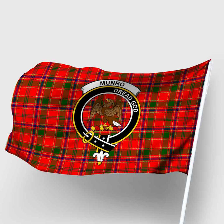 Scottish Munro Clan Crest Tartan Flag Parade Tartan Plaid 2