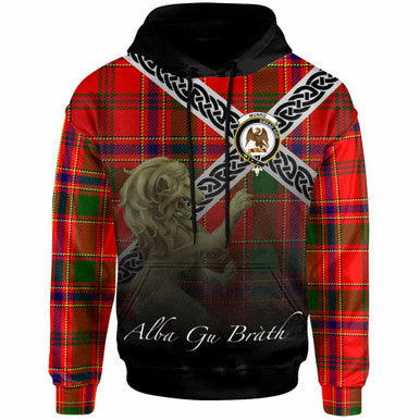 Scottish Munro Clan Crest Tartan Hoodie - Celtic With Scotland Lion Front Side Tartan Plaid