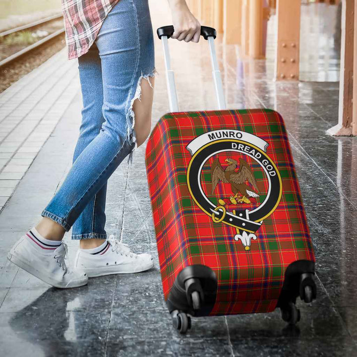 Scottish Munro Clan Crest Tartan Luggage Cover Tartan Plaid 3