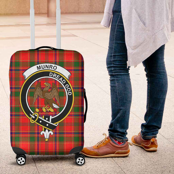 Scottish Munro Clan Crest Tartan Luggage Cover Tartan Plaid 4