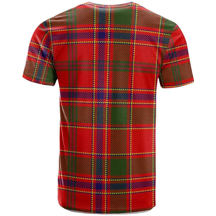 Scottish Munro Clan Crest Tartan T-Shirt Back Side Tartan Plaid