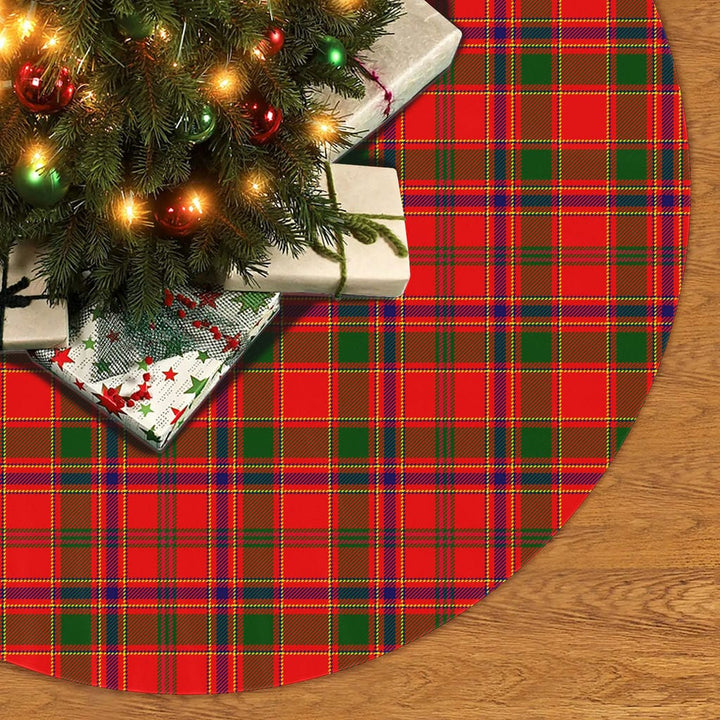 Scottish Munro Modern Clan Tartan Christmas Tree Skirt No Tassels 2 Tartan Plaid