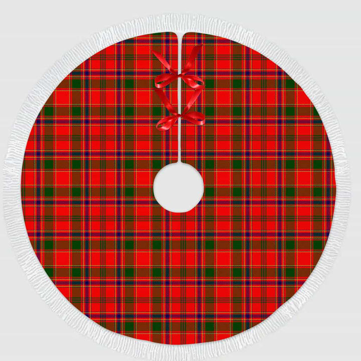 Scottish Munro Modern Clan Tartan Christmas Tree Skirt Tassels 1 Tartan Plaid