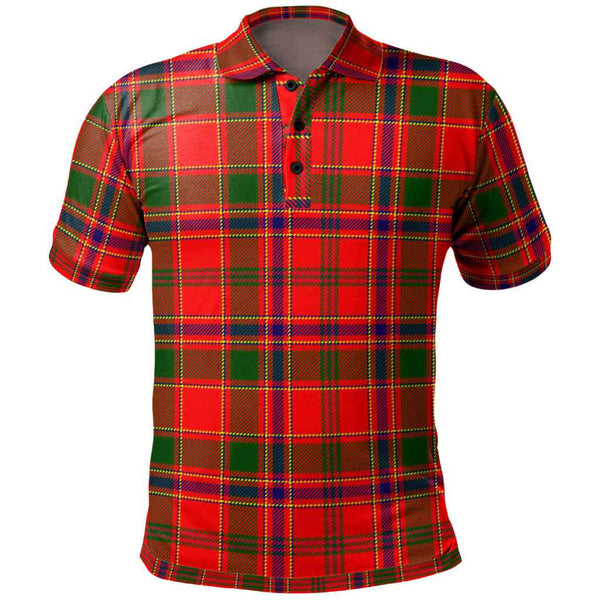 Scottish Munro Modern Clan Tartan Polo Shirt Front Side Tartan Plaid