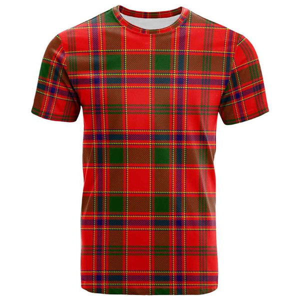 Scottish Munro Modern Clan Tartan T-Shirt Front Side Tartan Plaid