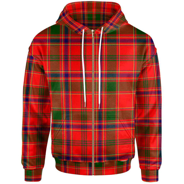 Scottish Munro Modern Clan Tartan Hoodie Zip Tartan Plaid