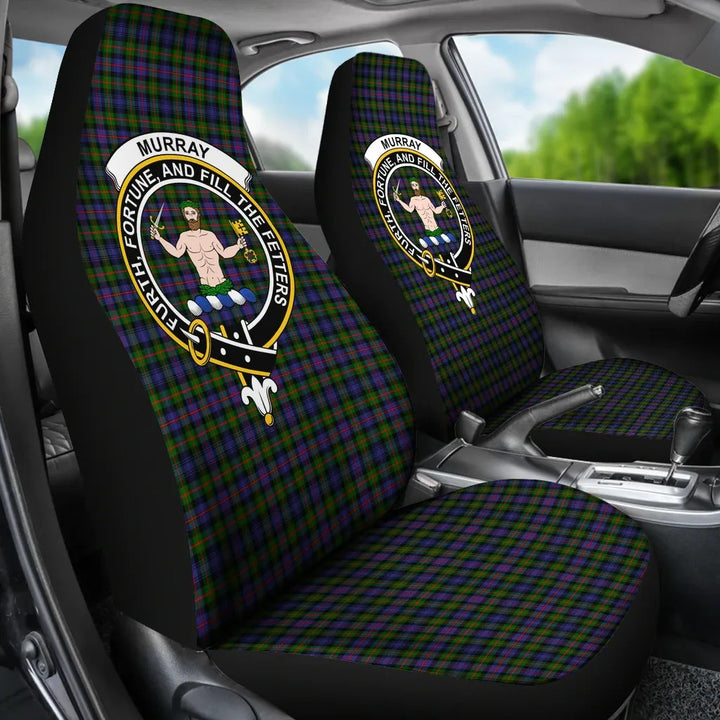 Scottish Murray Clan Crest Tartan Car Seat Covers 3