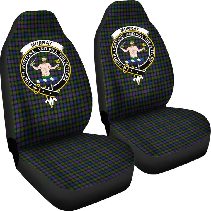 Scottish Murray Clan Crest Tartan Car Seat Covers 4