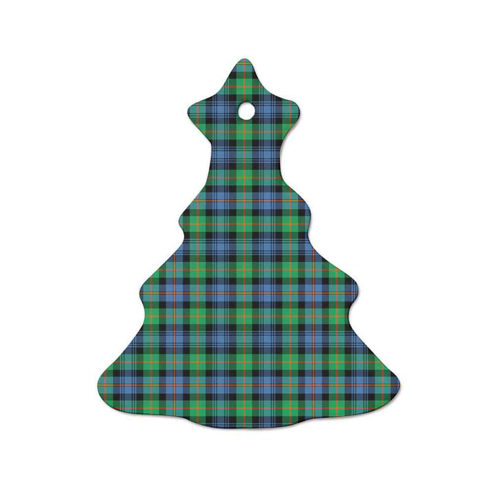 Scottish Murray of Atholl Ancient Clan Tartan Ceramic Ornament  Tree Shape Tartan Plaid