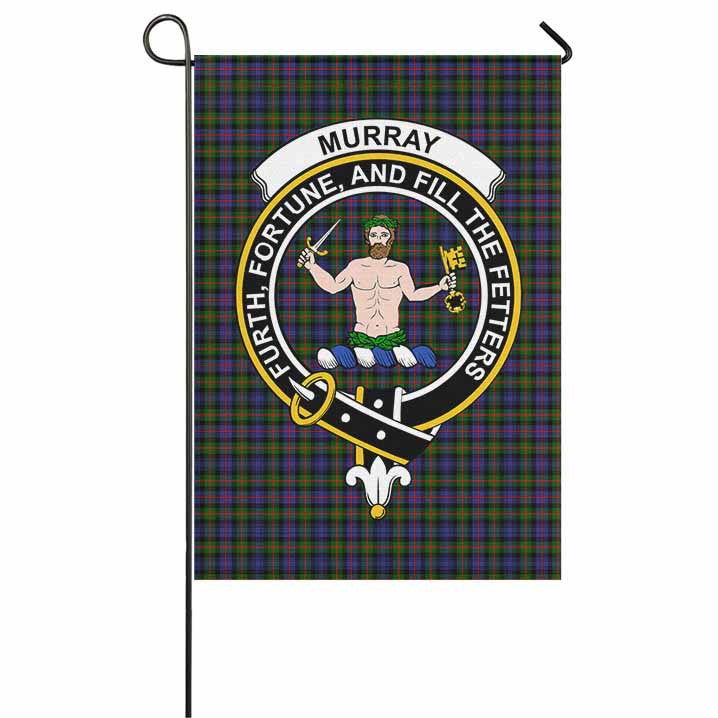 Scottish Murray (of Atholl) Clan Crest Tartan Garden Flag Tartan Plaid 1