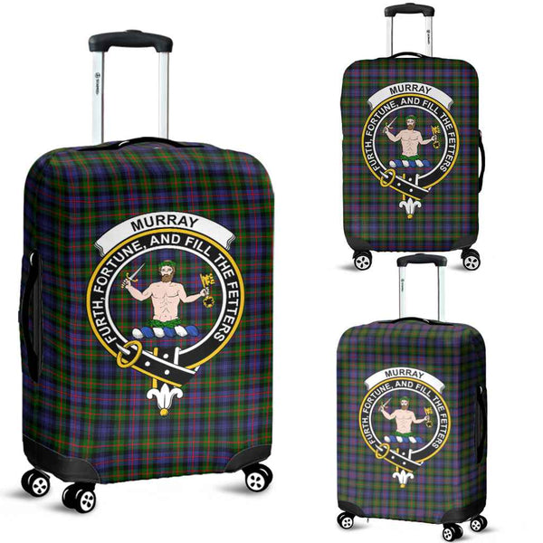 Scottish Murray (of Atholl) Clan Crest Tartan Luggage Cover Tartan Plaid 1