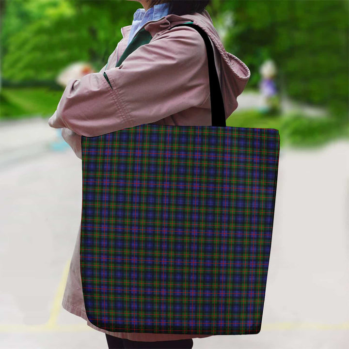 Scottish Murray of Atholl Modern Clan Tartan Canvas Bag With Shoulder Strap Tartan Plaid 2