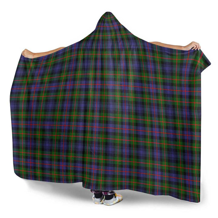 Scottish Murray of Atholl Modern Clan Tartan Hooded Blanket Tartan Plaid 3
