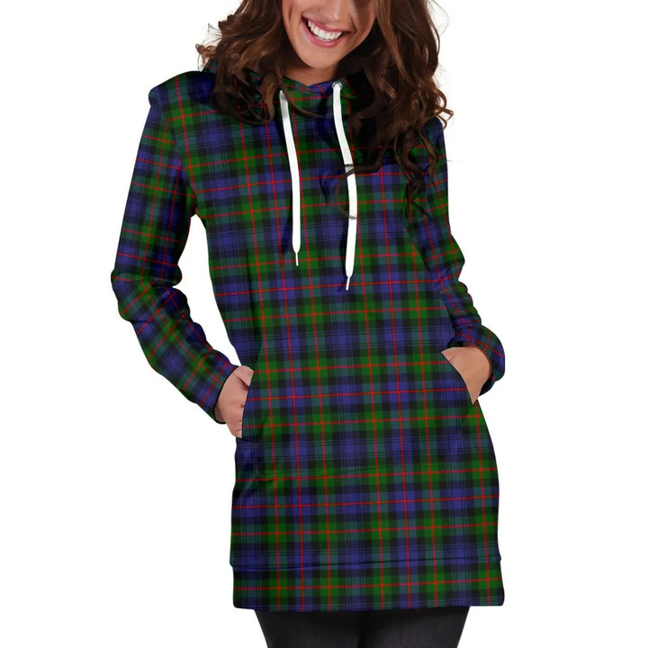 Scottish Murray of Atholl Modern Clan Tartan Hoodie Dress