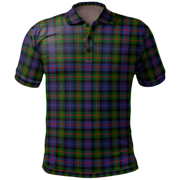 Scottish Murray of Atholl Modern Clan Tartan Polo Shirt Front Side Tartan Plaid